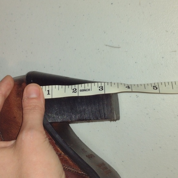 Donna pui tall brown leather boots made in Italy size 37 - Picture 14 of 16